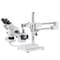 Amscope 7X-45X Binocular Boom-Arm Stereo Microscope, Fluorescent Ring Light, 5MP USB 3 C-mount Camera SM-4B-FRL-5M3 - alternate 1